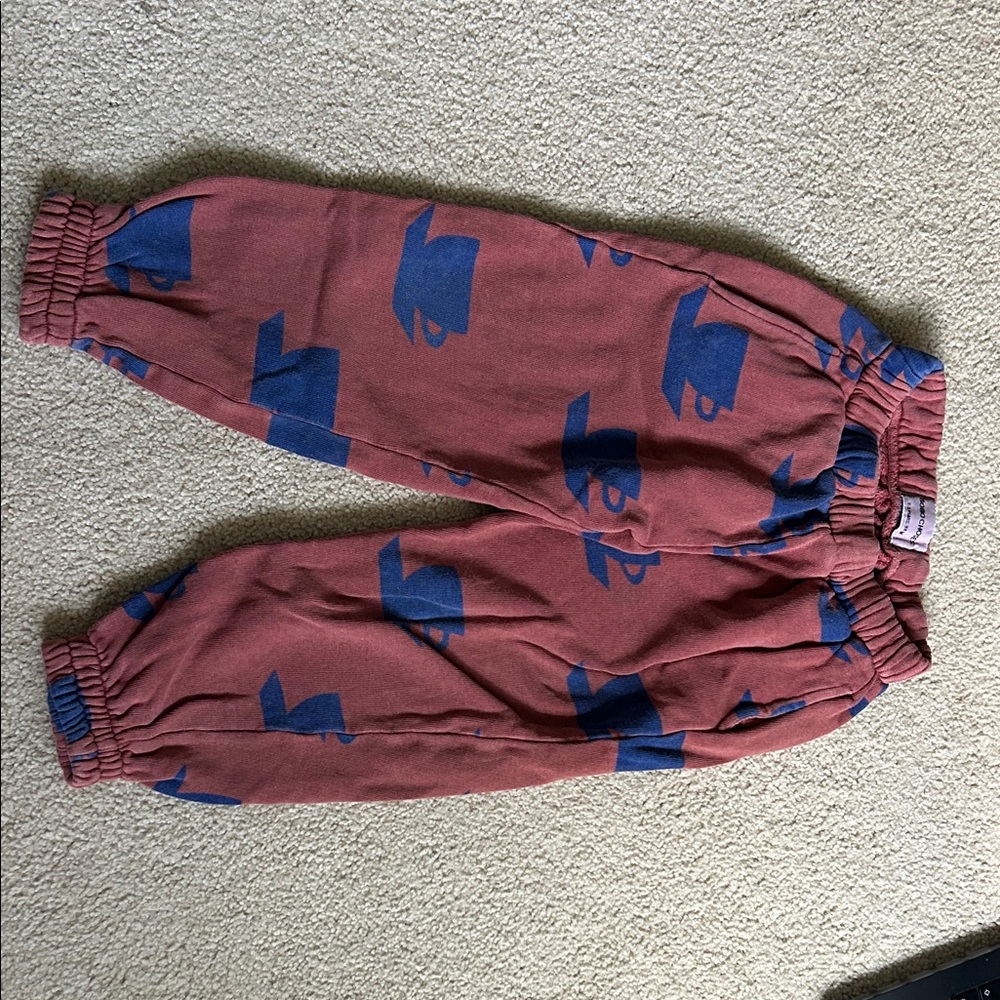 Bobo Choses Pink Textured Joggers